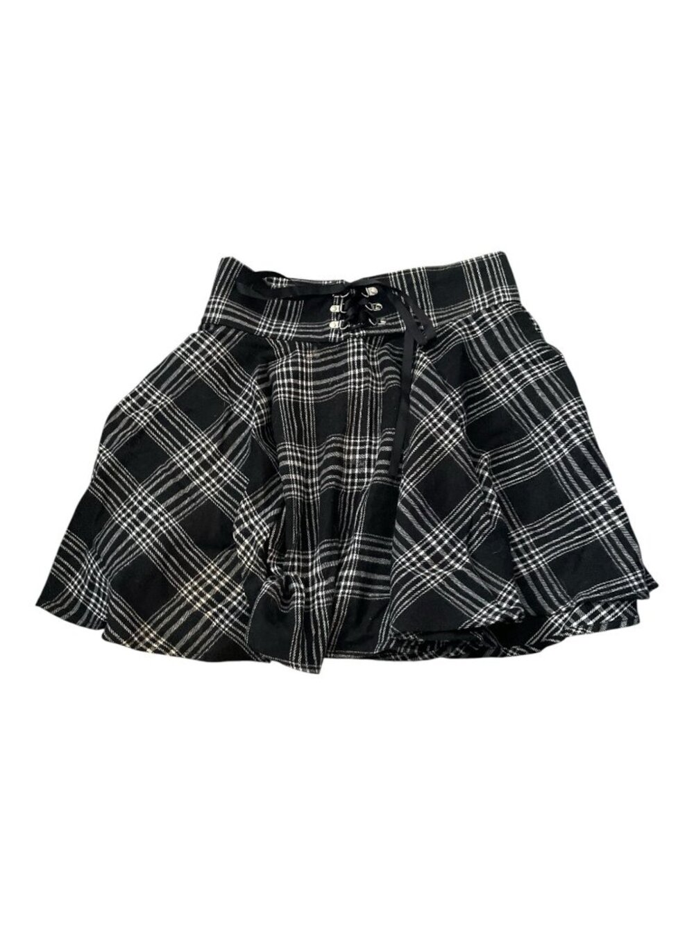 Plaid retro punk short skirt size small